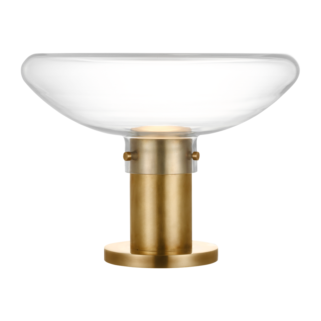 Morgan 16 Table Lamp hand-rubbed antique brass | clear glass 2700K-1800K 90 CRI