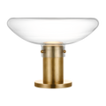 Morgan 16 Table Lamp hand-rubbed antique brass | clear glass 2700K-1800K 90 CRI
