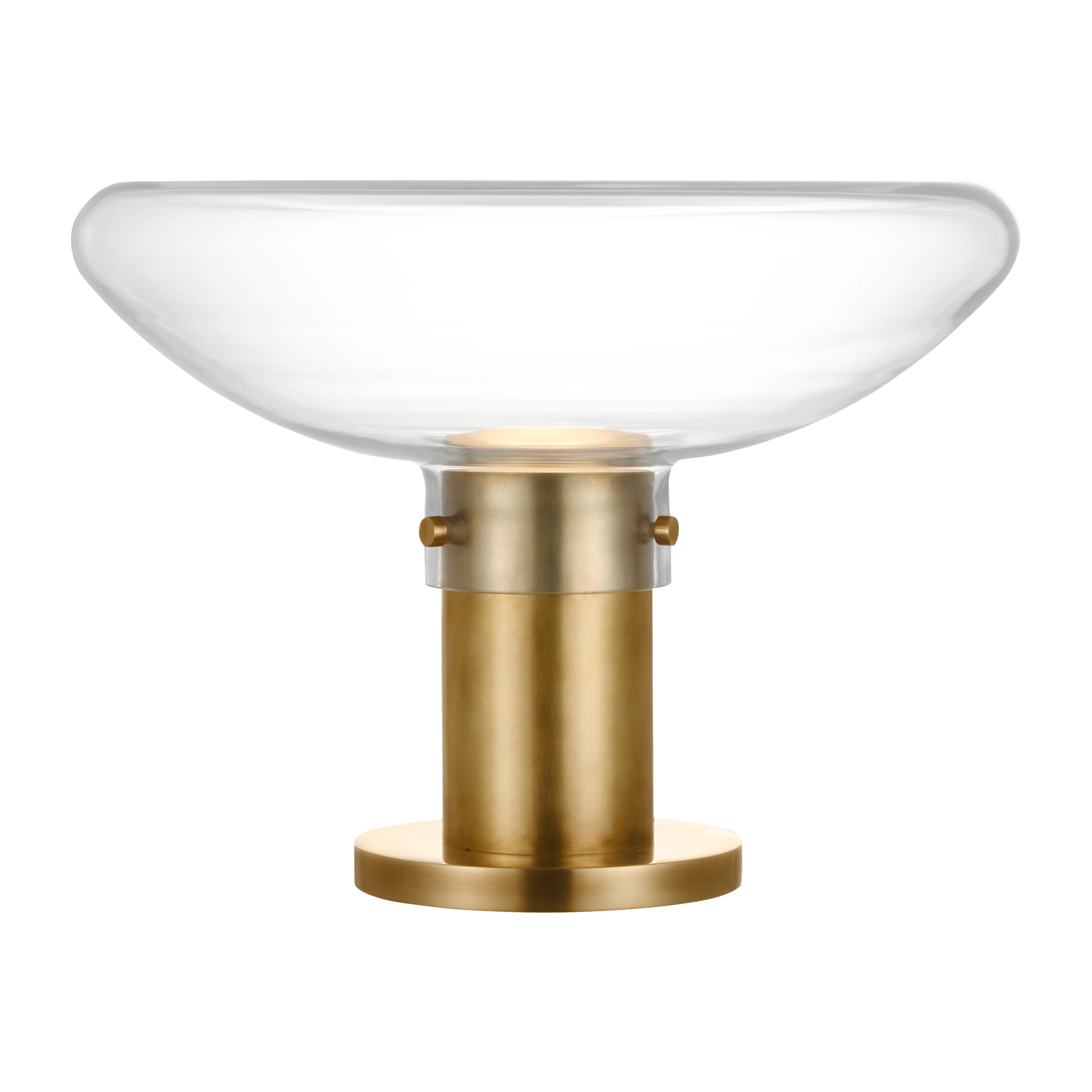 Morgan 16 Table Lamp hand-rubbed antique brass | clear glass 2700K-1800K 90 CRI