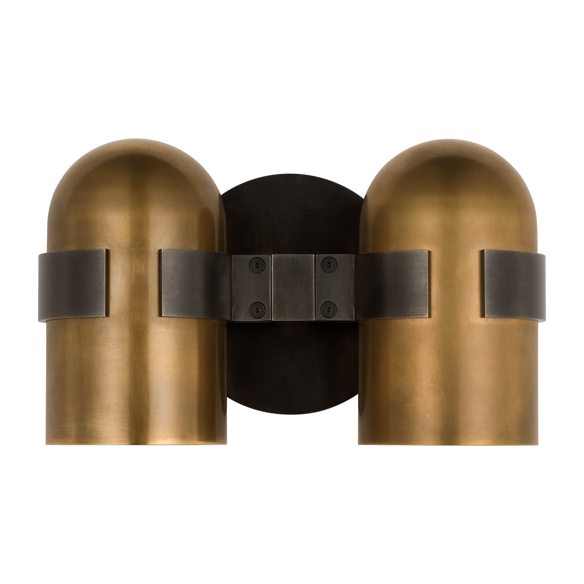 Octavia Medium Sconce Blackened Bronze/bright worn Brass 2700K 90 CRI