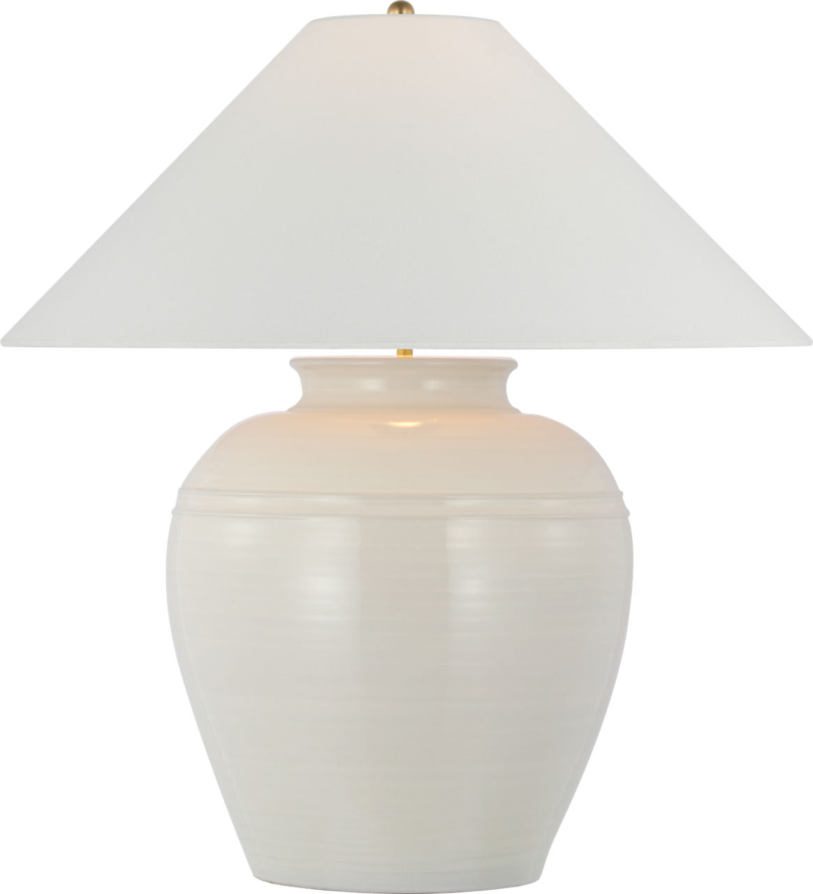 Prado Medium Table Lamp | Ivory | Linen Shade