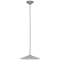 Ponce 13" Pendant | Polished Nickel | Polished Nickel Shade