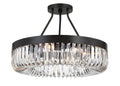 Alister 23.25'' Charcoal Bronze Semi Flush Mount