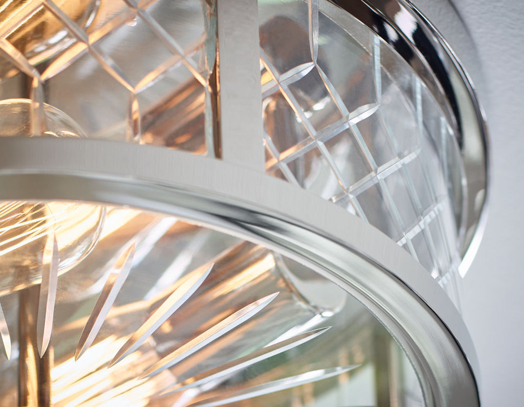 Alec Flush Mount Polished Nickel