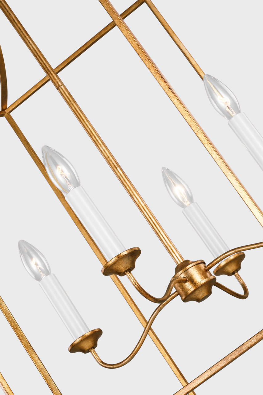 Bantry House Large Lantern | Antique Gild