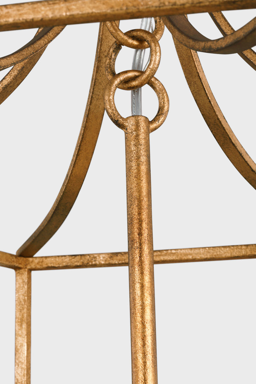 Bantry House Medium Lantern | Antique Gild