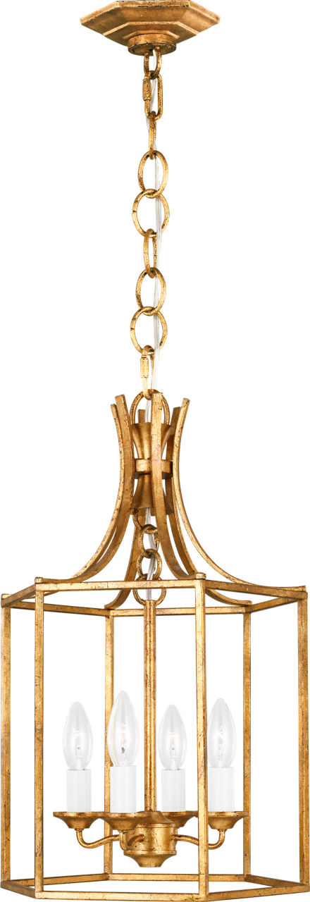 Bantry House Small Lantern | Antique Gild