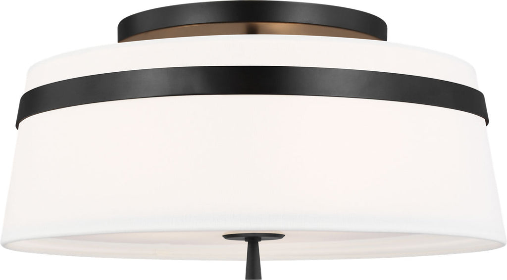 Cordtlandt Large Semi-Flush Mount Aged Iron