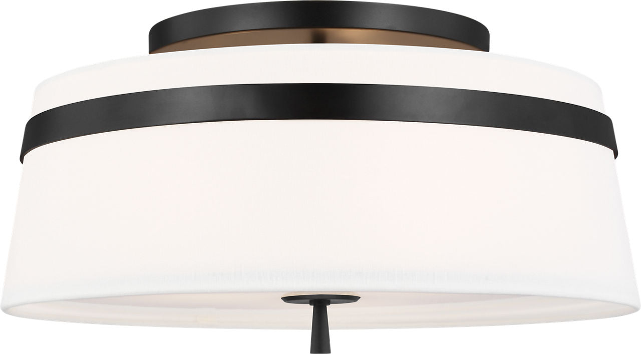 Cordtlandt Large Semi-Flush Mount Aged Iron