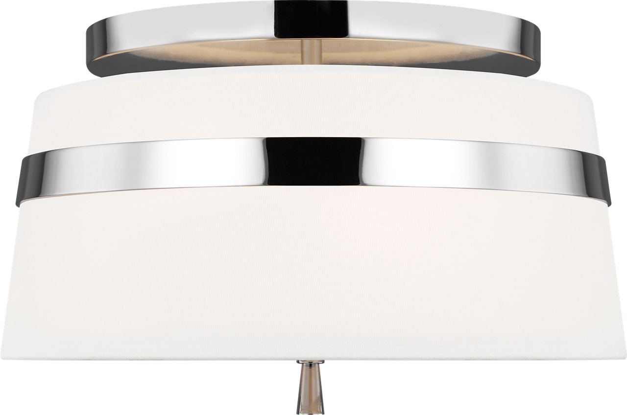 Cordtlandt Small Semi-Flush Mount Polished Nickel