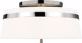 Cordtlandt Large Semi-Flush Mount Polished Nickel