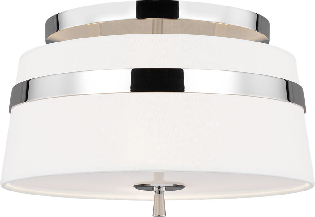 Cordtlandt Small Semi-Flush Mount Polished Nickel