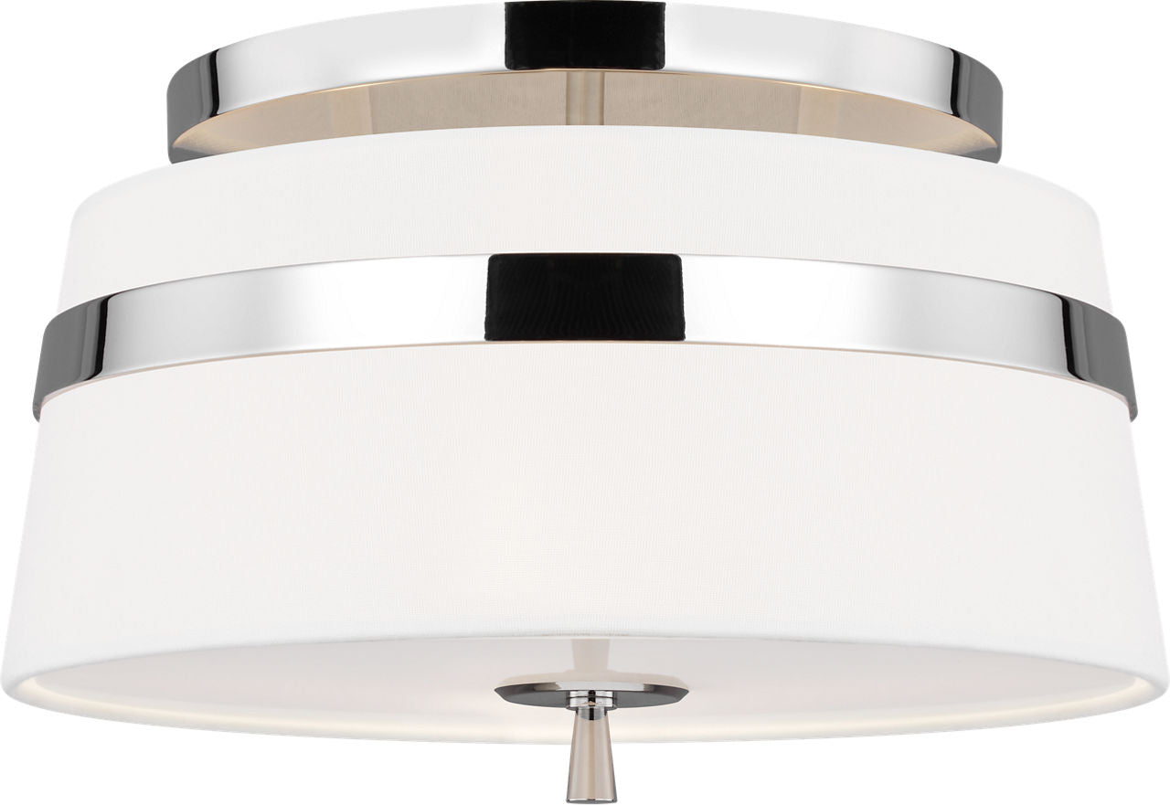 Cordtlandt Small Semi-Flush Mount Polished Nickel