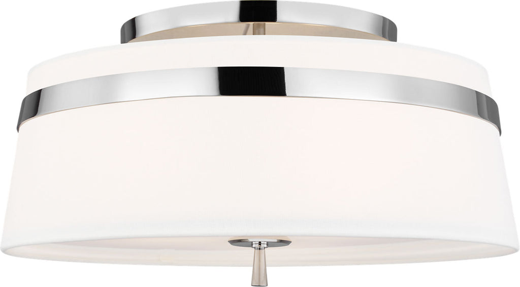 Cordtlandt Large Semi-Flush Mount Polished Nickel