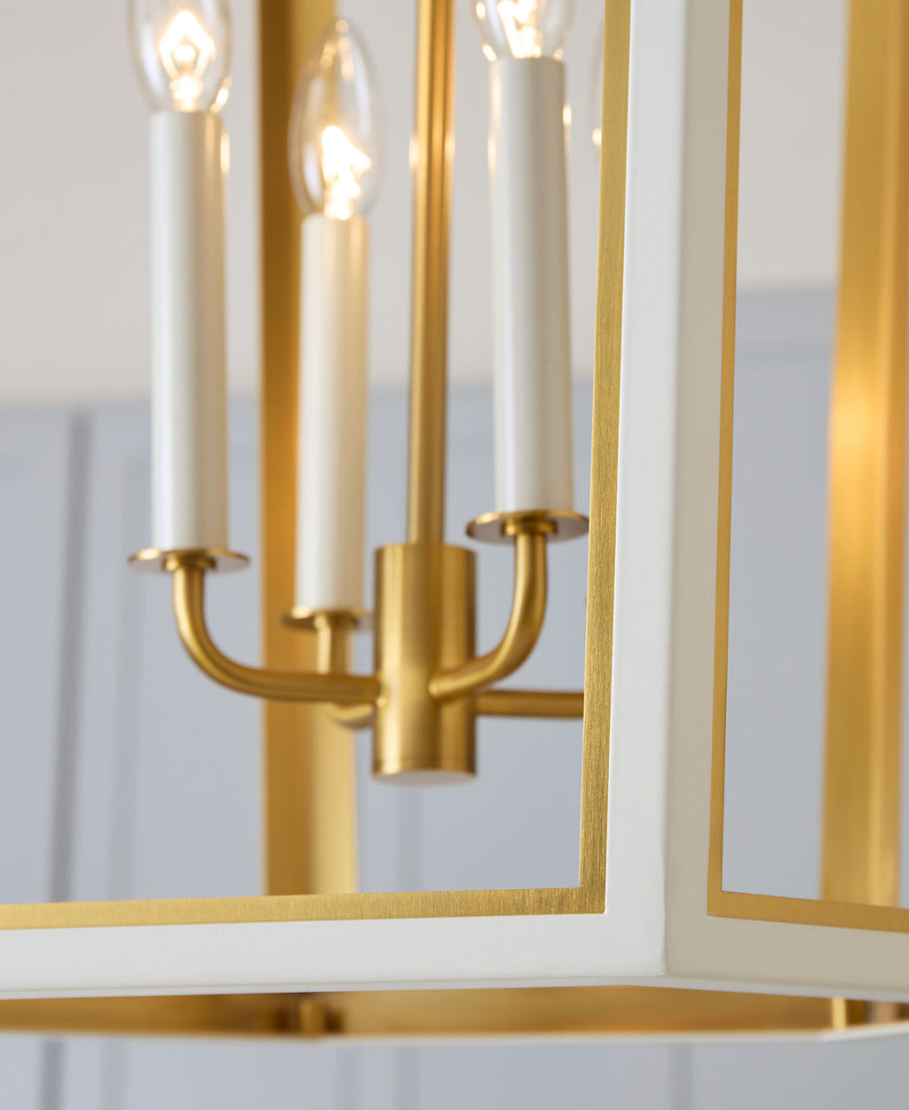 Curt Medium Lantern Matte White