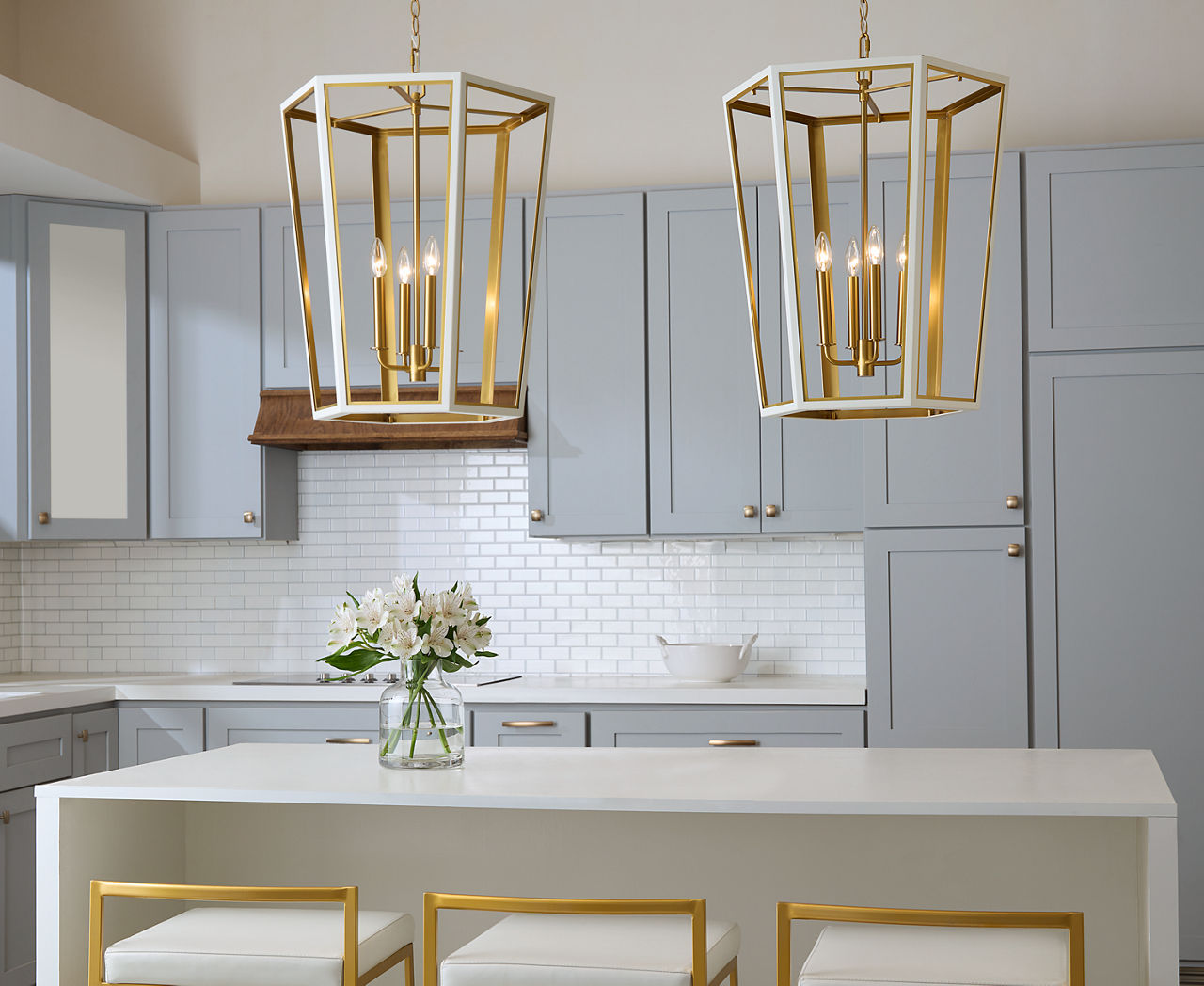 Curt Medium Lantern Matte White