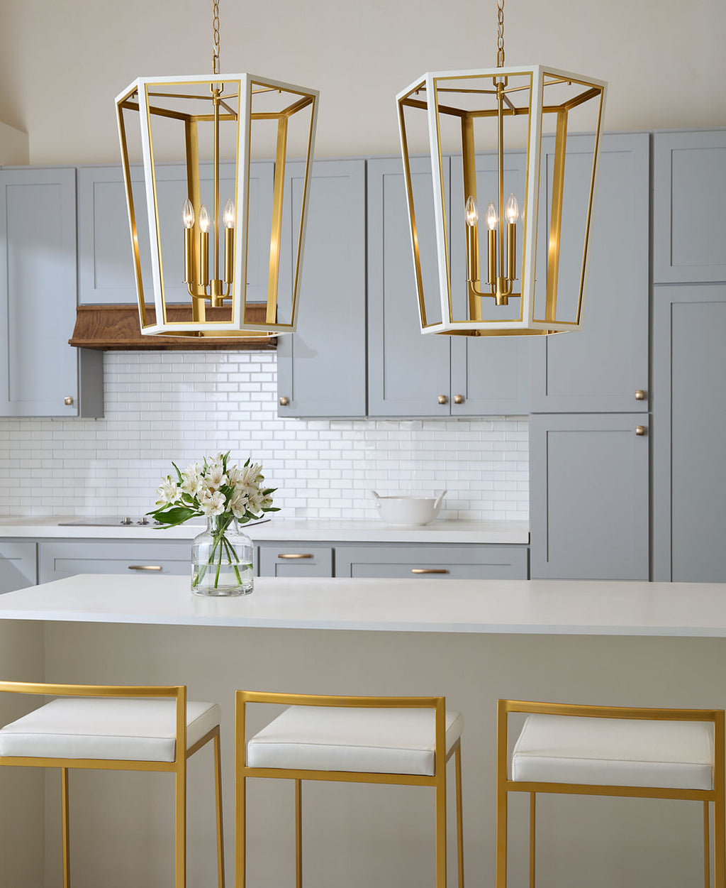 Curt Medium Lantern Matte White