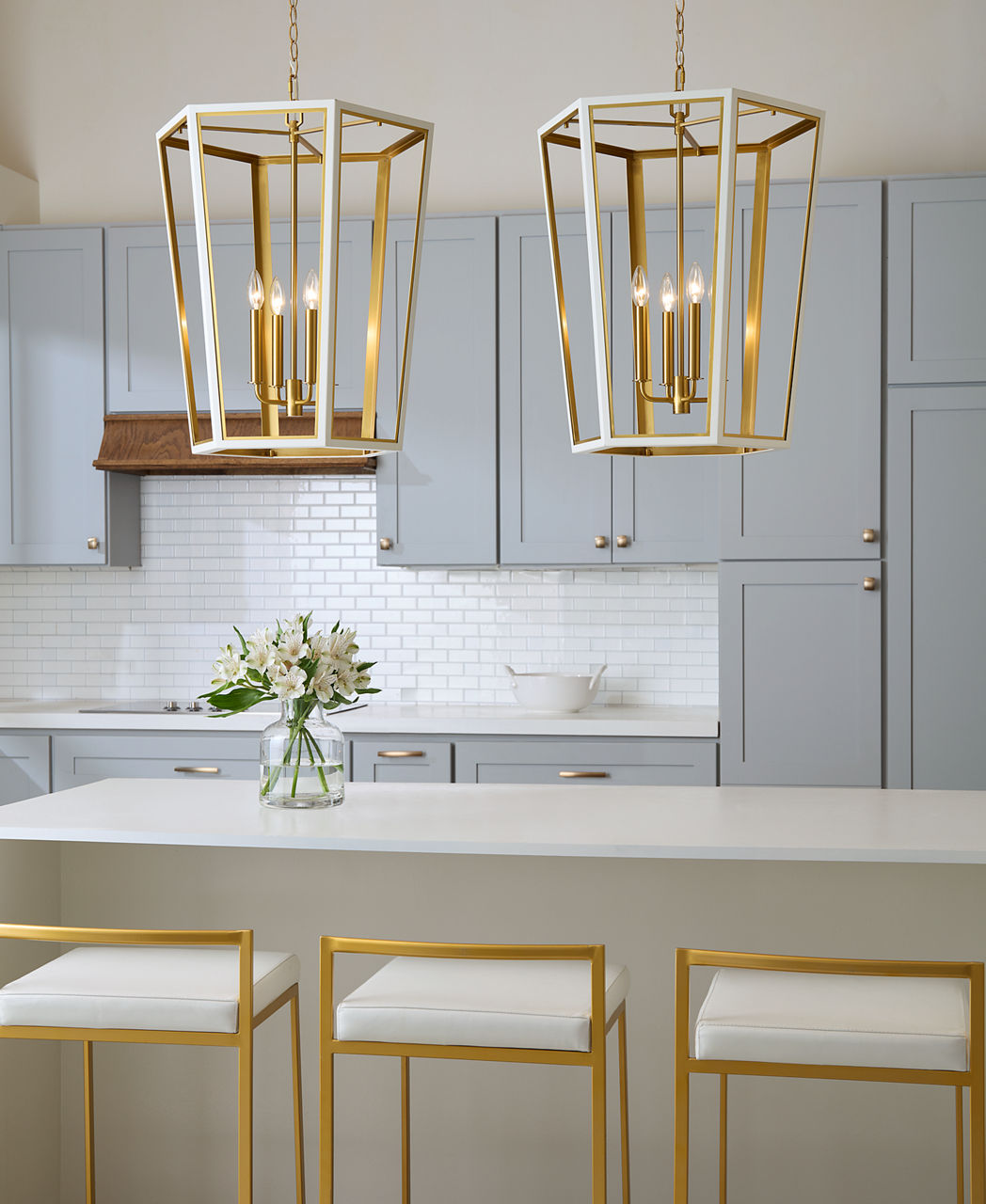 Curt Medium Lantern Matte White