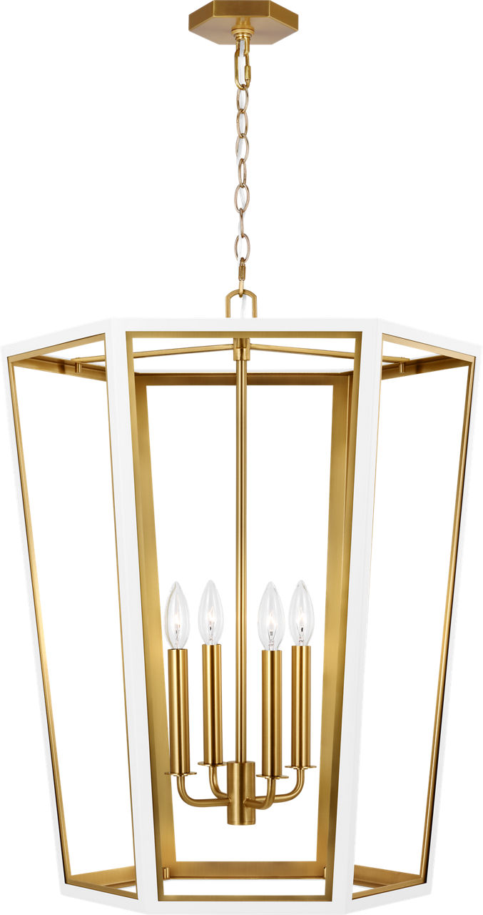 Curt Medium Lantern Matte White