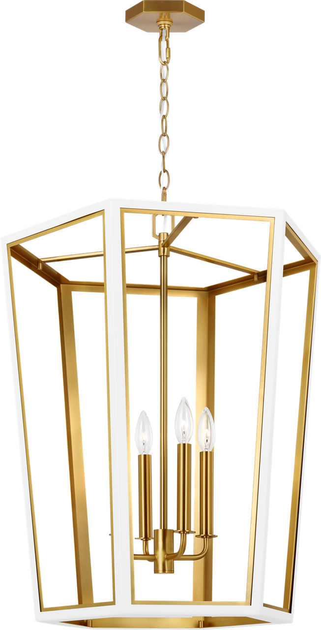 Curt Medium Lantern Matte White