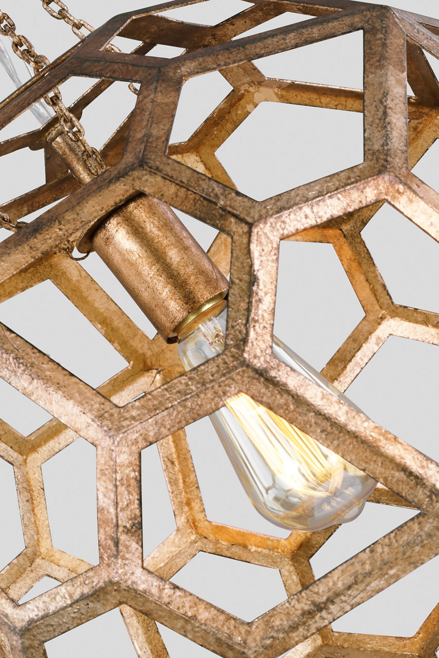 Feccetta Medium Pendant Antique Gild
