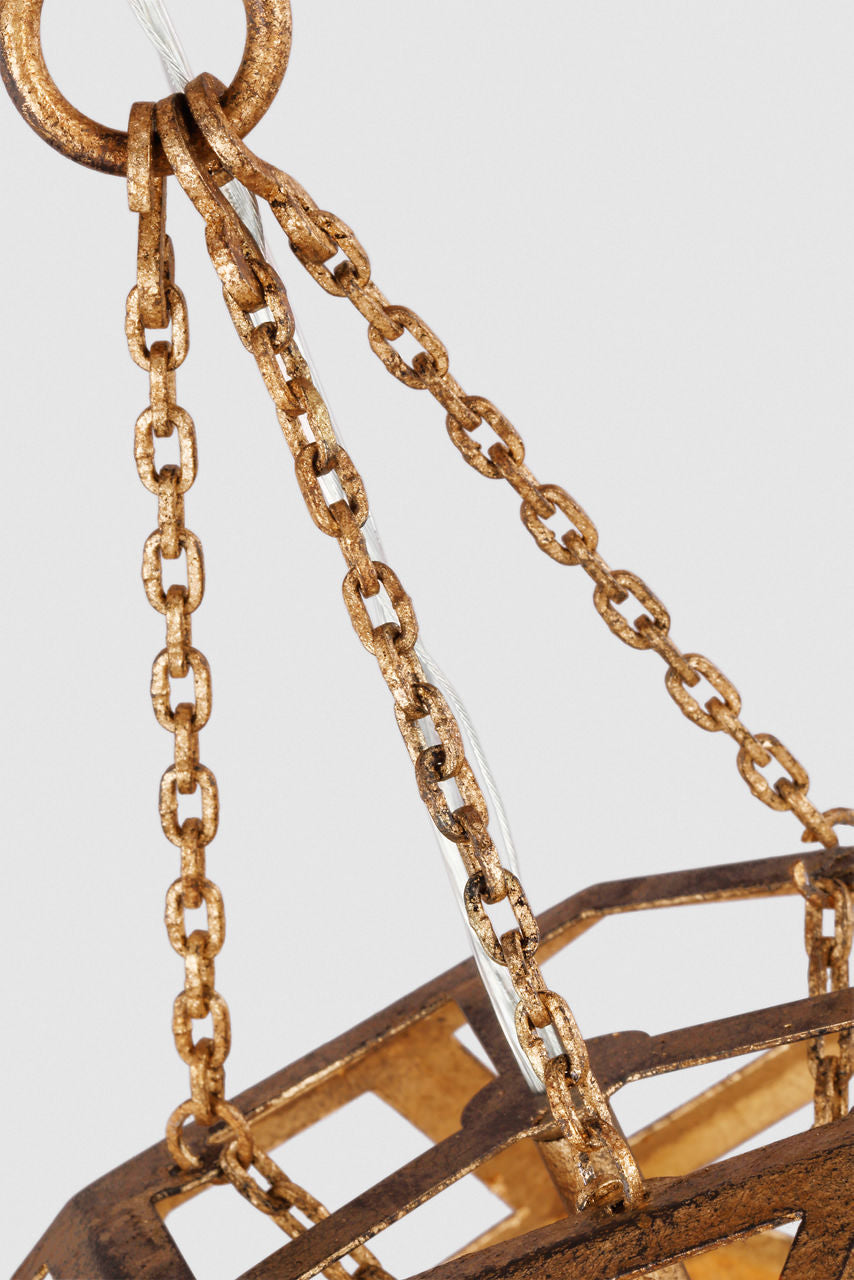 Feccetta Medium Pendant Antique Gild