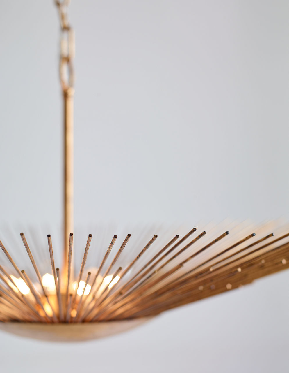Helios Wide Pendant Antique Gild