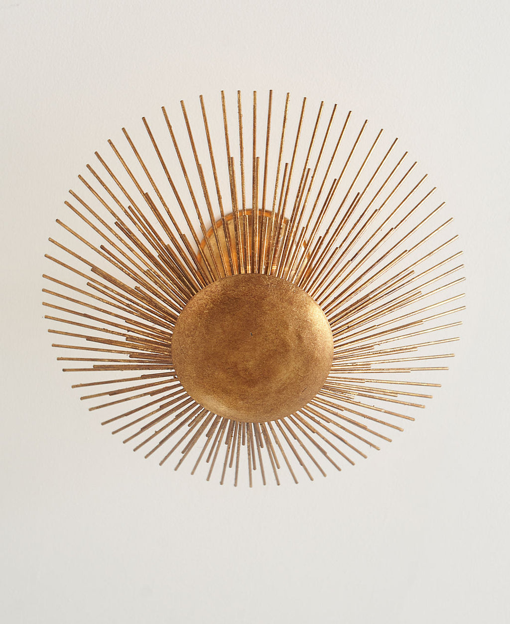 Helios Large Semi-Flush Mount Antique Gild