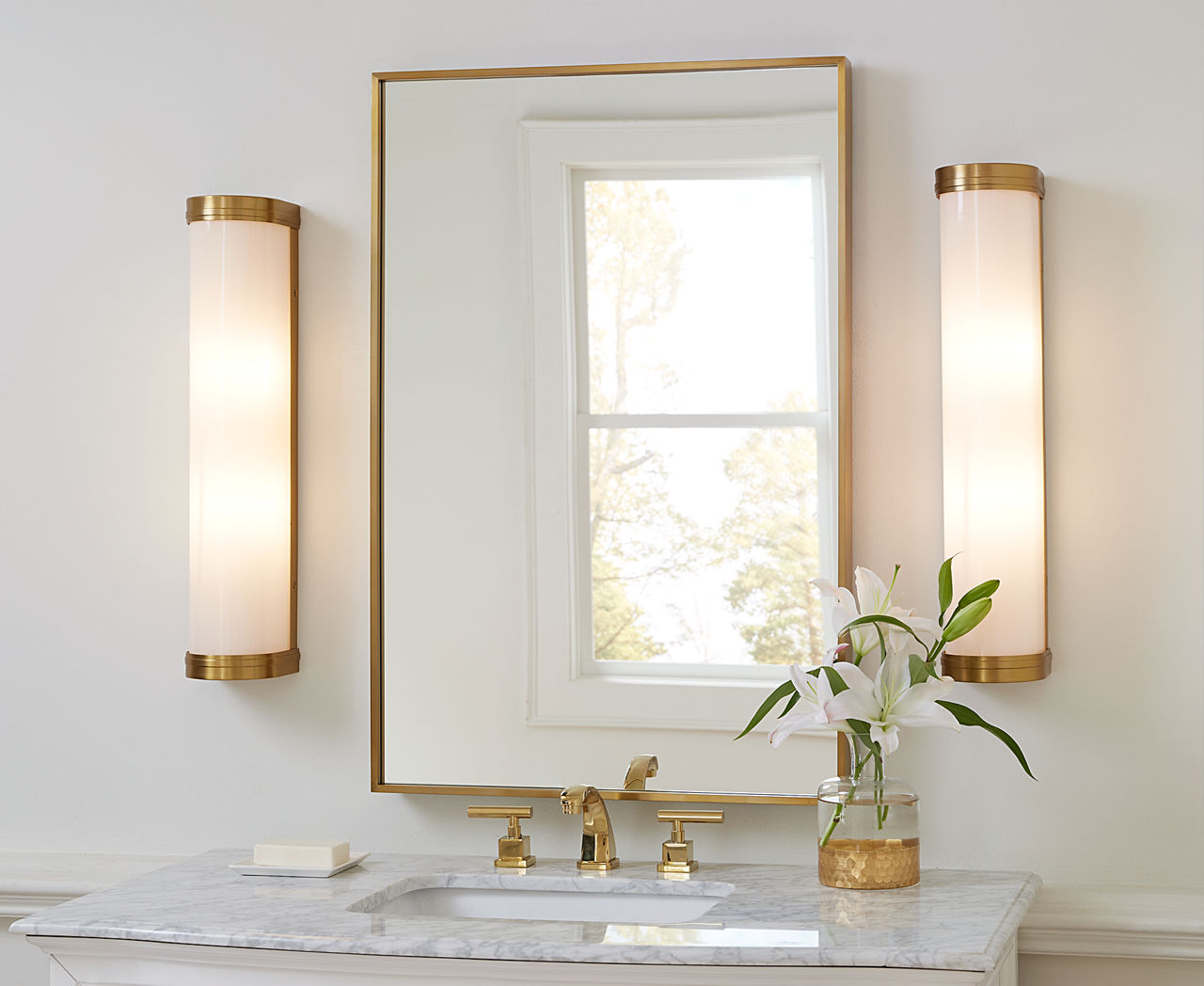 Ifran Large Vanity Burnished Brass