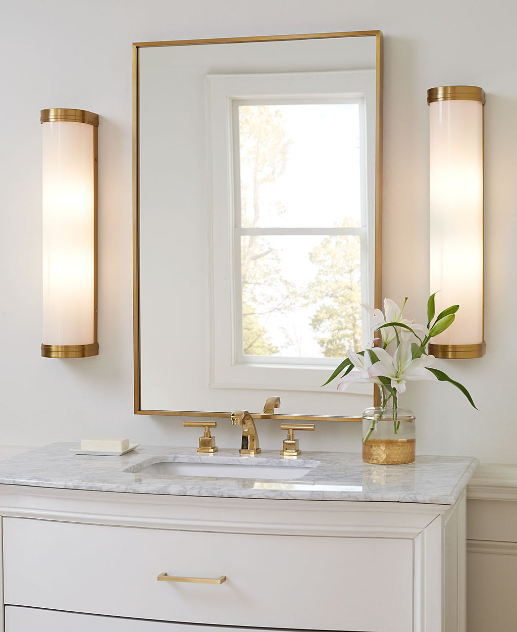 Ifran Large Vanity Burnished Brass