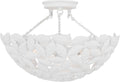 Kelan Semi Flush Mount Textured White