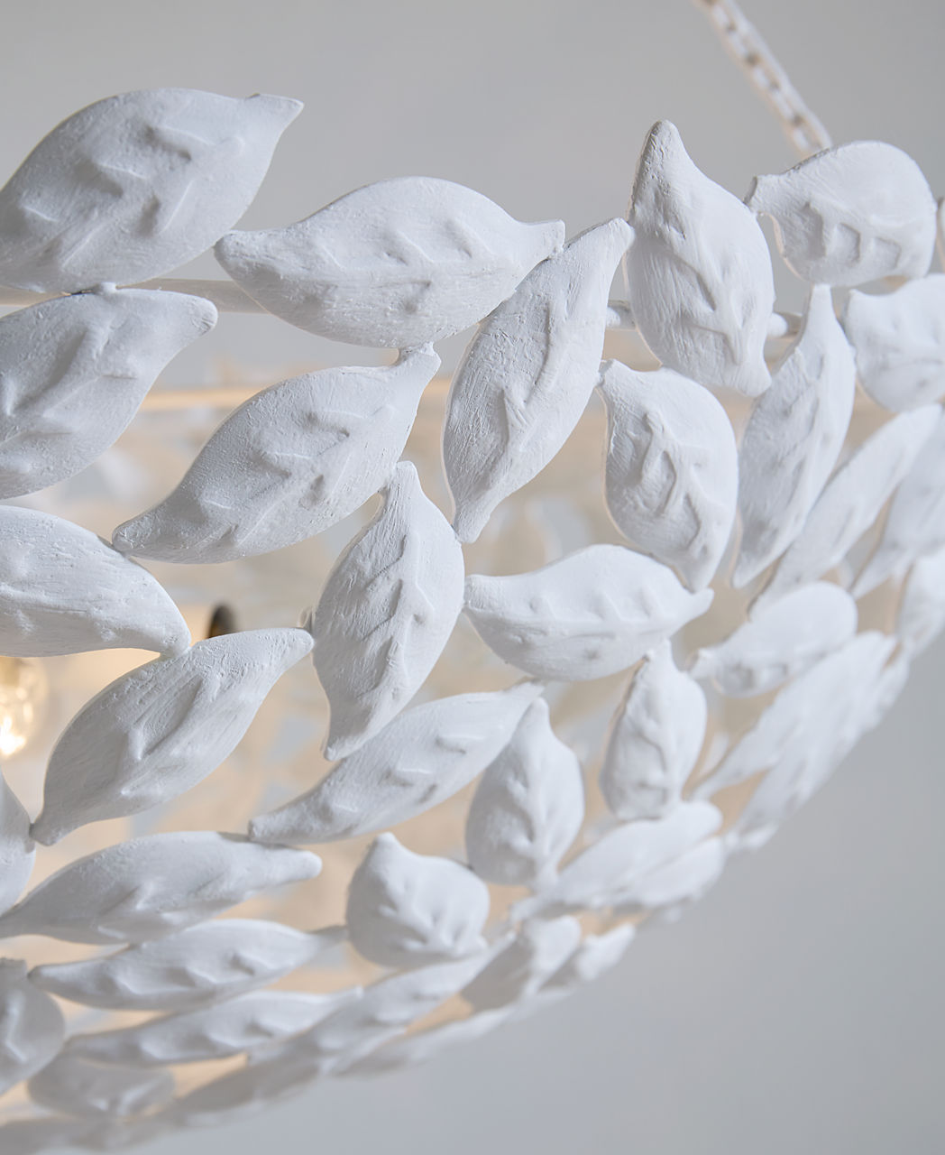 Kelan Large Pendant Textured White