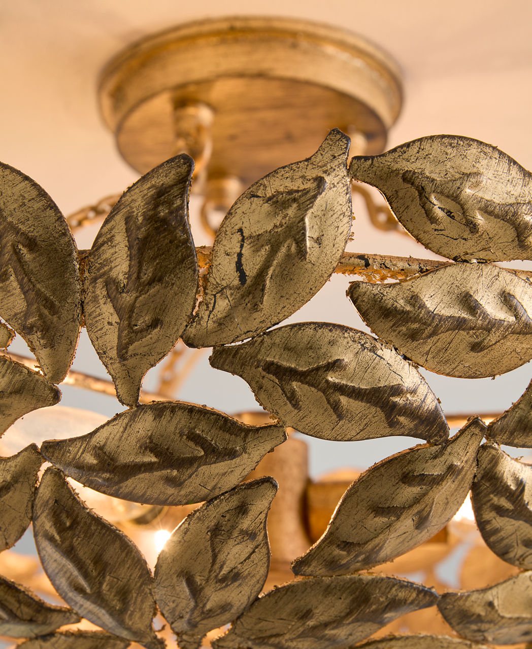 Kelan Semi Flush Mount Antique Gild