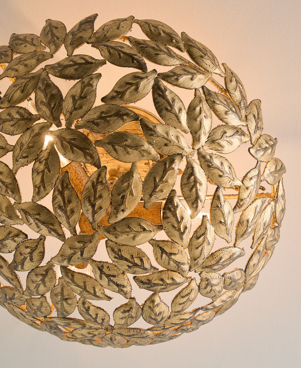 Kelan Semi Flush Mount Antique Gild