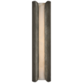 Armise 29" Sconce | Mottled Pewter | Alabaster