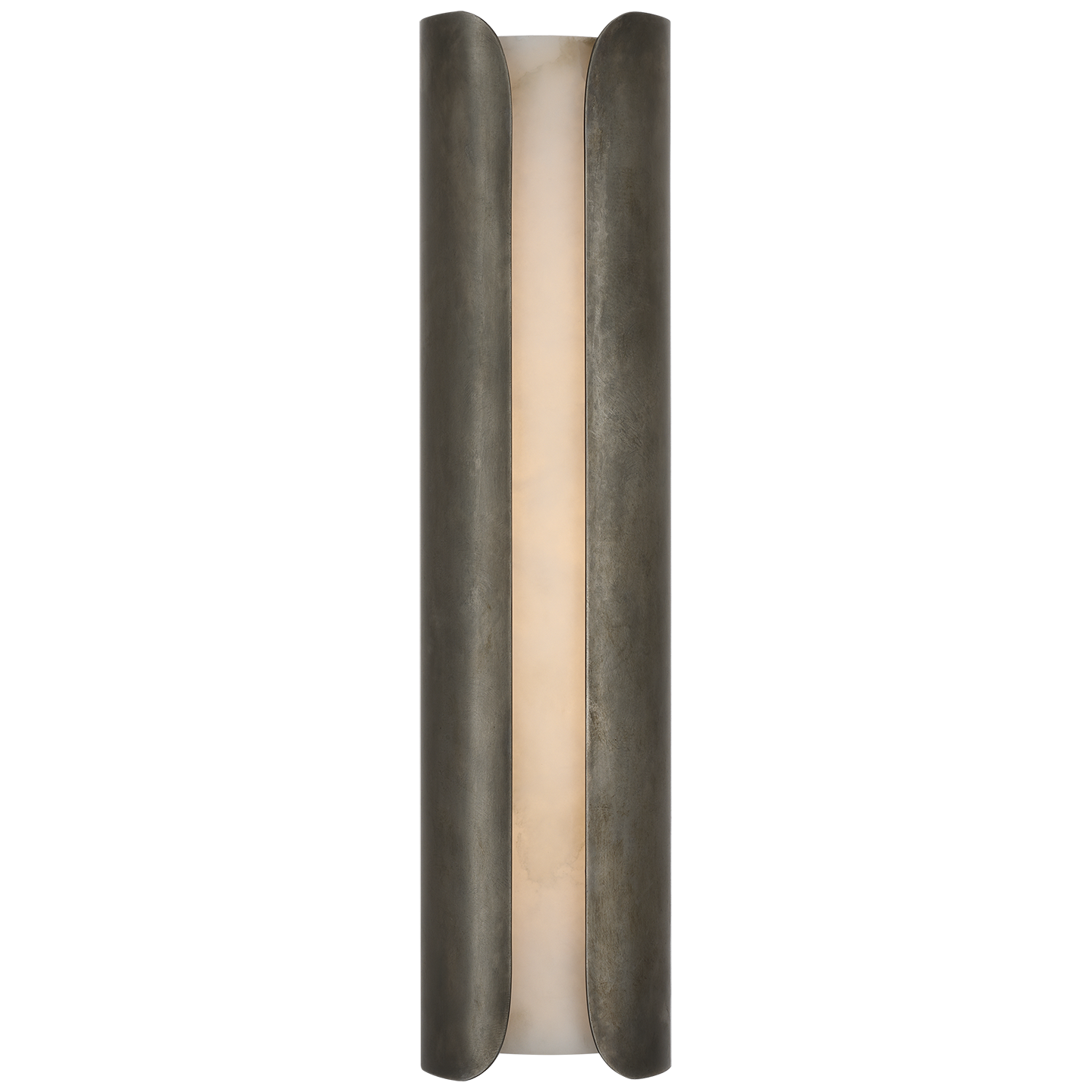 Armise 29" Sconce | Mottled Pewter | Alabaster