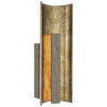 Remi 18" Sconce | Mottled Brass and Warm Walnut