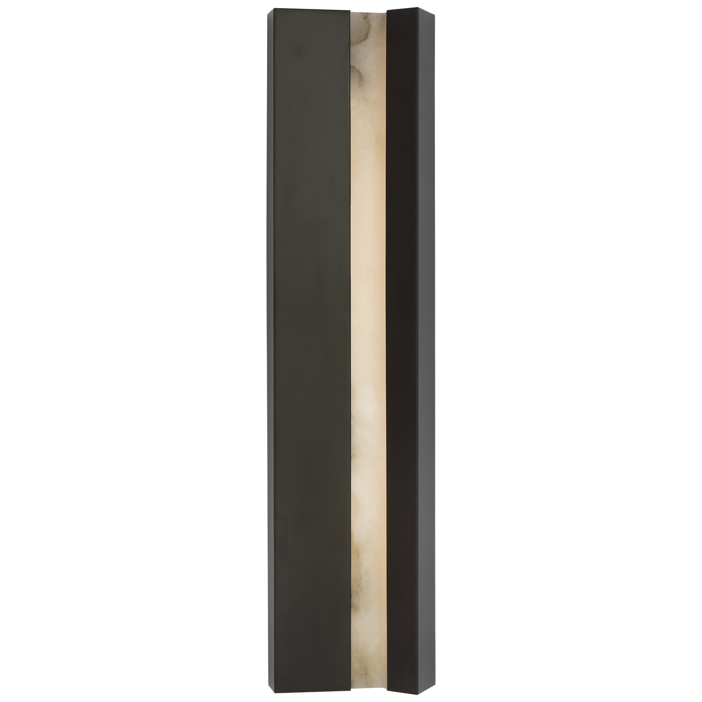 Austera 32" Sconce | Matte Carbon | Alabaster
