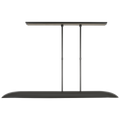 Remi 60" Linear Pendant | Matte Carbon and Warm Walnut