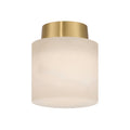 Acme 5.75'' Aged Brass Semi Flush Mount