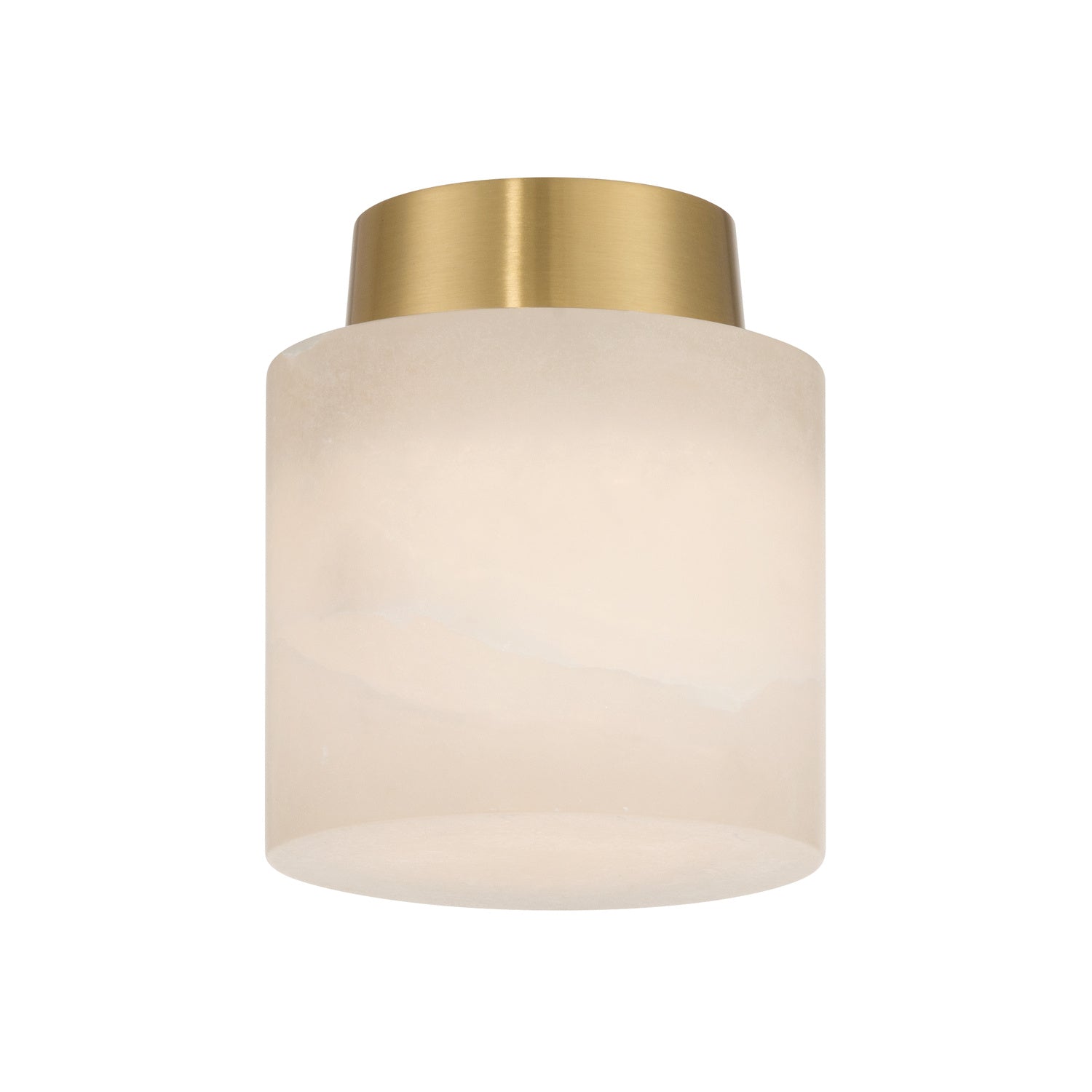 Acme 5.75'' Aged Brass Semi Flush Mount