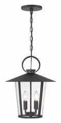 Andover 14'' Matte Black Outdoor Pendant