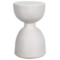 Hourglass Stool | White Fiber Cement