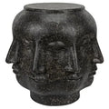 Multi-Face Stool | Black Fiber Cement
