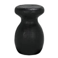Samson Stool/Side Table | Black Burnt Resin