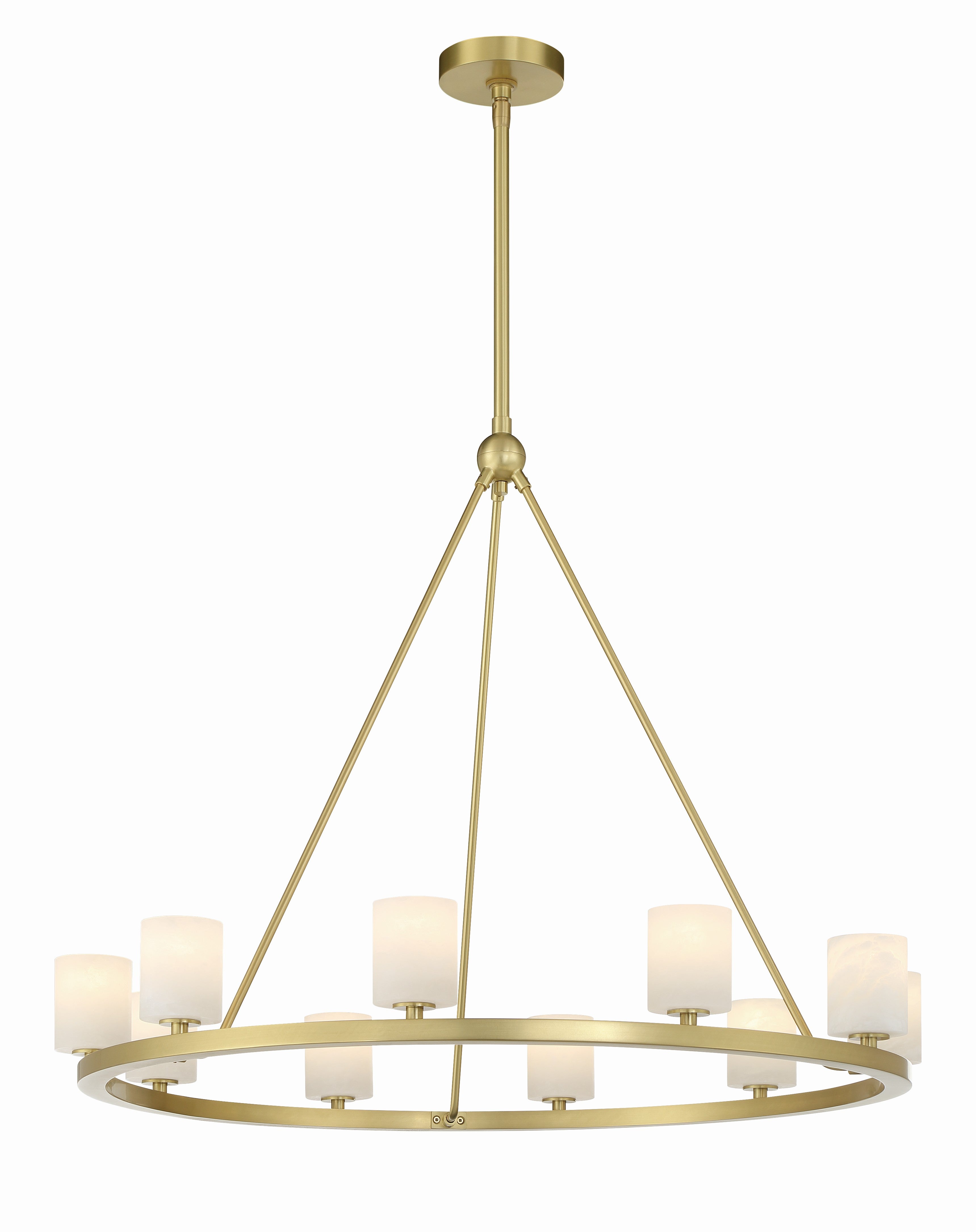 Aragon 34.75'' LED Soft Brass Chandelier
