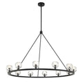 Aragon 48'' LED Matte Black Chandelier