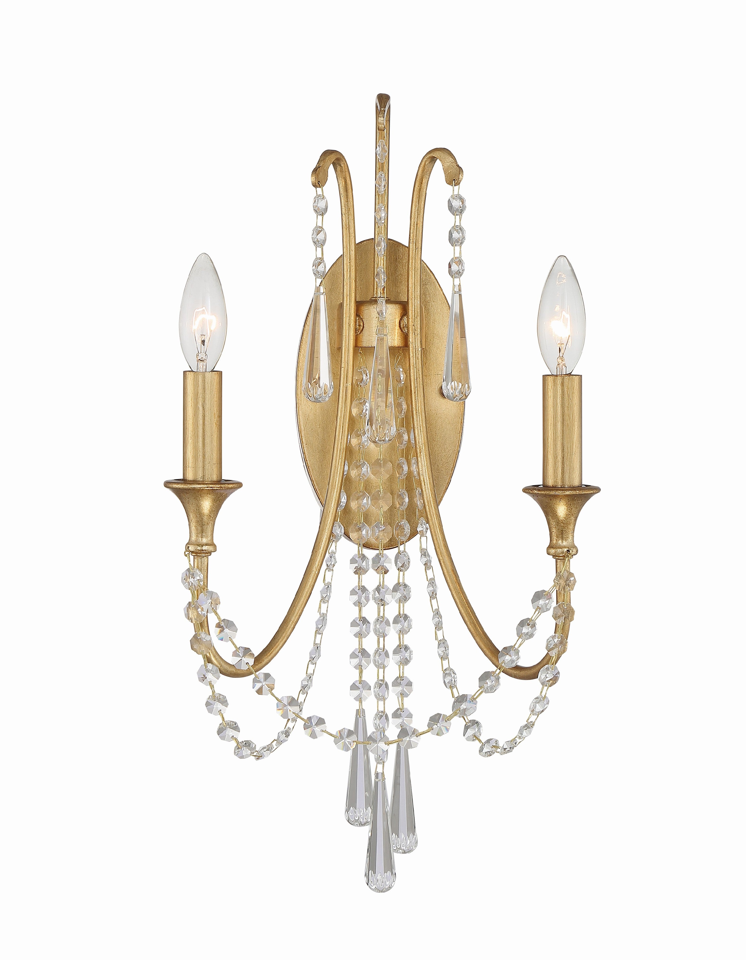 Arcadia 11.25'' Antique Gold Sconce