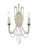 Arcadia 11.25'' Antique Silver Sconce