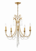 Arcadia 23.5'' Antique Gold Chandelier